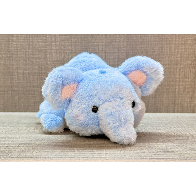 水色の象型ぬいぐるみ 変身ぬいぐるみ～ モーフィングプラッシュ - Morphing Plush (Rabbit