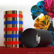 楠玉（手品用くす玉） ［紙製/紅白/メタリック（メタルカラー