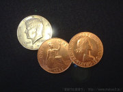 Johnson-ジョンソン製コインマジック（トリックコイン・ギミック