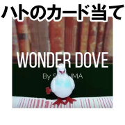 魔法使いの銀鳩（手品・マジック用の白いハトのぬいぐるみ）まほうとまほう