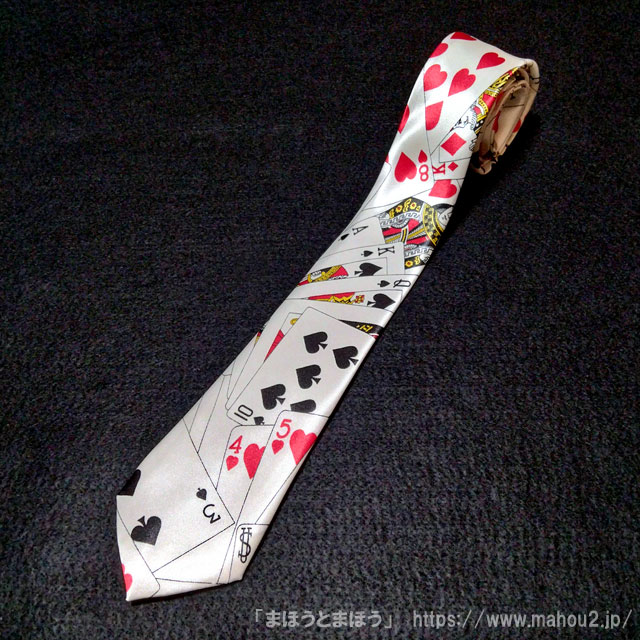 ネクタイ［トランプ柄］