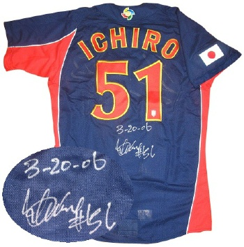 イチロー・WBC優勝日付（紺）ジャージー