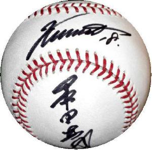 桑田真澄日本語・英語直筆サインMLB公式ボール