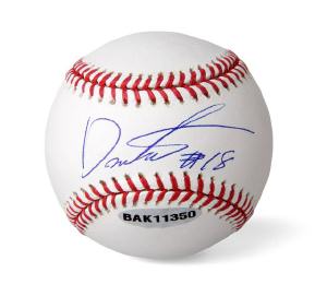 松坂大輔直筆サインMLBボール(UDA)