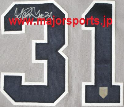イチロー直筆サイン#31ヤンキース公式ロードジャージー