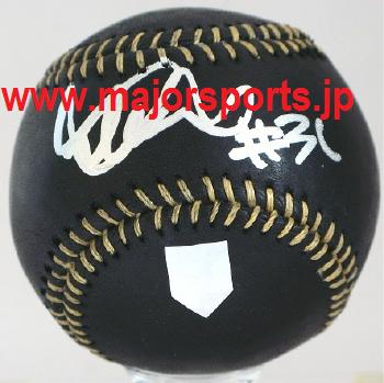 イチロー直筆サイン#31MLB公式黒ボール