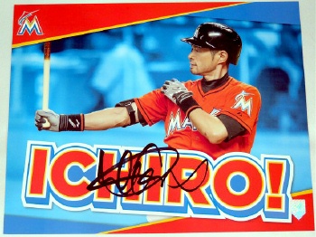 イチロー直筆サインROAD TO 3000ポスター(28X36cm)