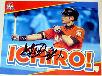 イチロー直筆サイン#51 ROAD TO 3000ポスター(28X36cm)