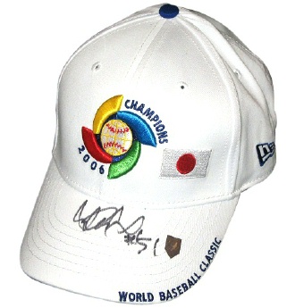 イチロー直筆サイン#51WBC優勝記念キャップ