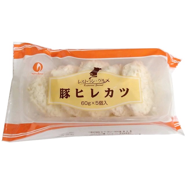 日東ベスト）豚ヒレカツ　６０ｇ×５個入
