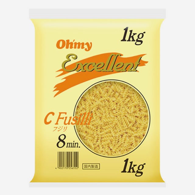 ニップン）オーマイ　エクセレント　フジリ　１ｋｇ