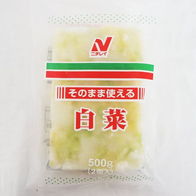 ニチレイ　そのまま使える白菜　冷凍　５００ｇ　　　　
