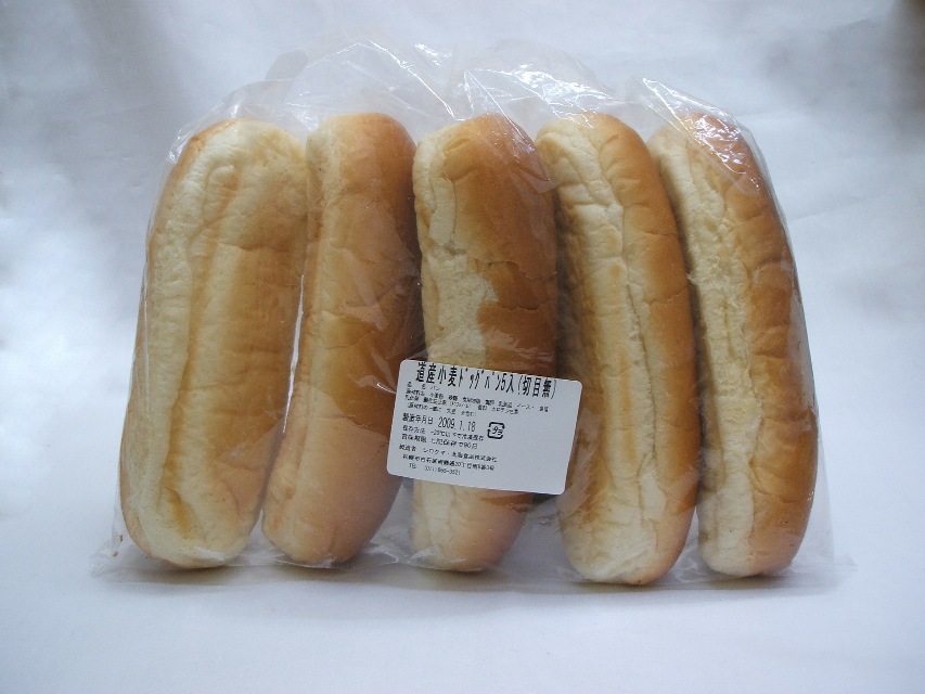 アレンジ自在！ドックパン　道産小麦使用　４８ｇ＊５本入り　