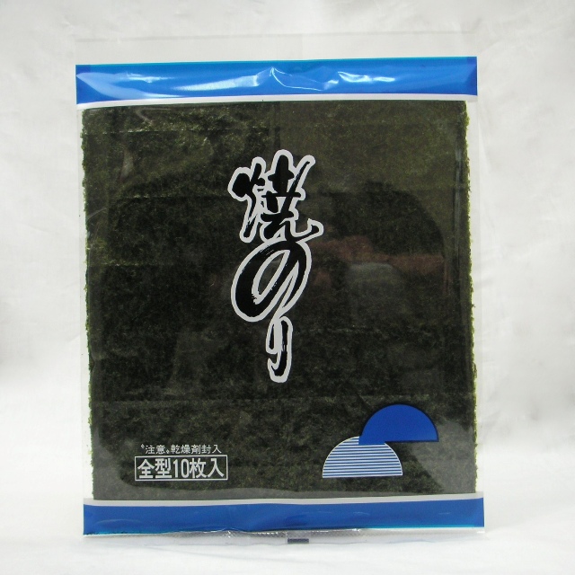 高岡屋）　焼きのり青　全型　１０枚入り