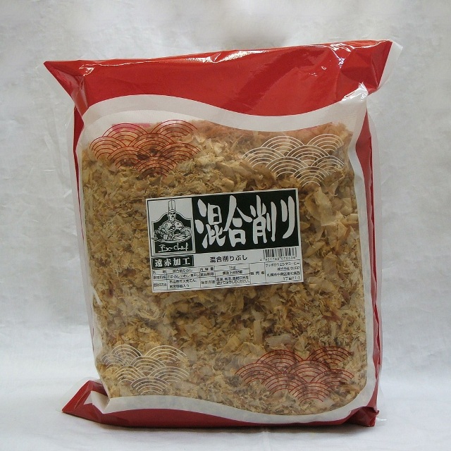 遠赤加工！混合削りぶし　さば・いわし　チャック付　１ｋｇ