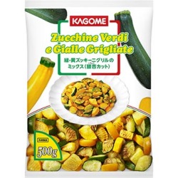 カゴメ）業務用 緑・黄ズッキーニグリルのミックス（銀杏カット） ５００ｇ