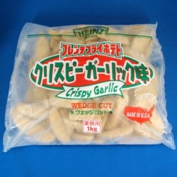 ハインツ）クリスピー　ガーリック味ポテト　ウエッジカット   1KG