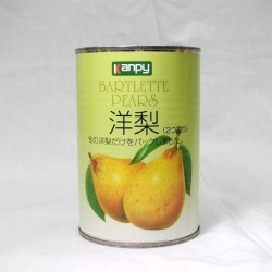 　洋梨　（２つ割り）　オーストラリア産 ４号缶  ４１０ｇ