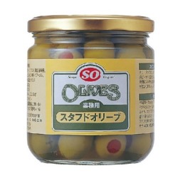 オードブルに最適、おしゃれ！ＳＯ）　スタフドオリーブ　３３０ｇ