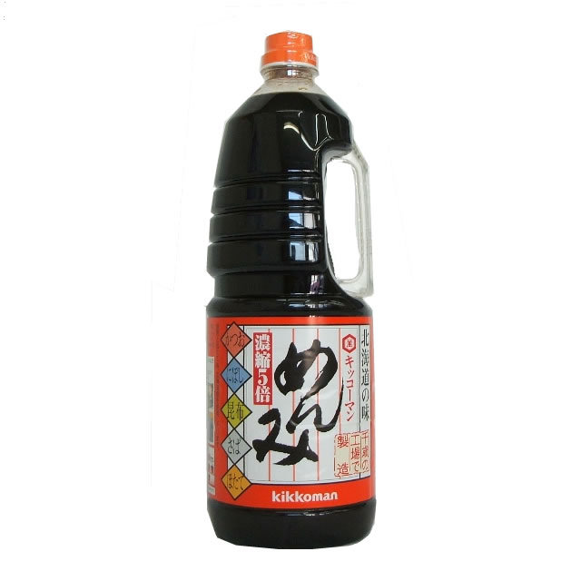 5つの旨み！キッコーマン）濃縮つゆ めんみ 1．8L