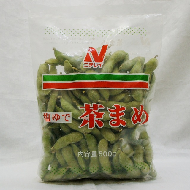 ニチレイ）　塩ゆで　茶豆　　５００ｇ