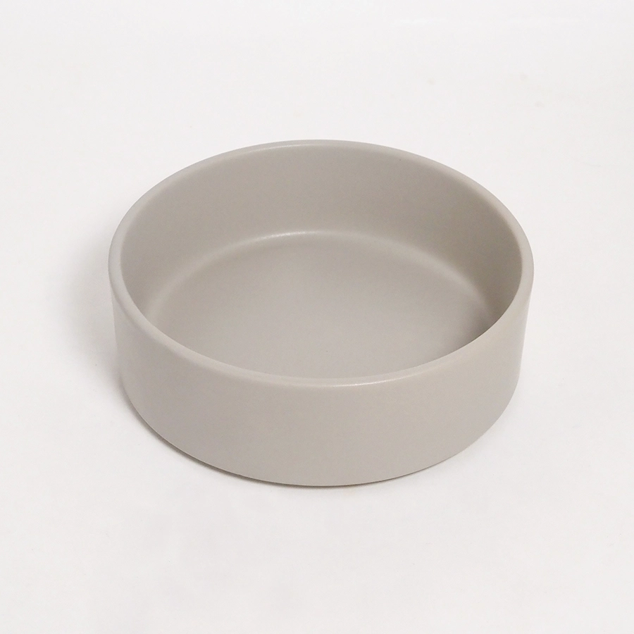 ディープリムプレート / ライトグレー / maison line / 瀬戸焼