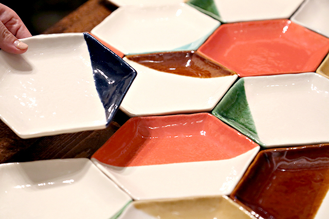瀬戸焼き セトヤキHEX5分掛け