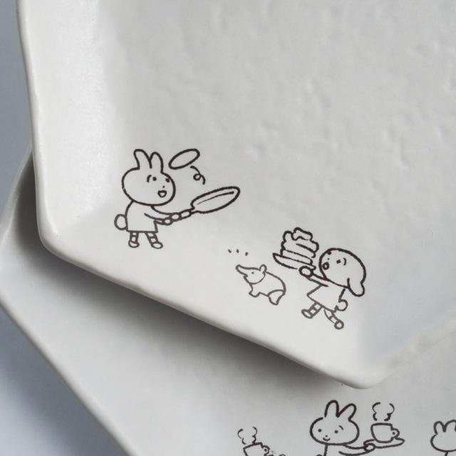 マグカップ・取皿セット/ イケガミヨリユキ ティータイムシリーズ