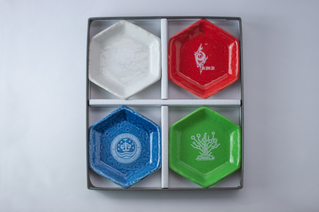 m.m.d. / 六角豆皿4枚セット /劇場アニメーション 「K SEVEN STORIES」コラボ