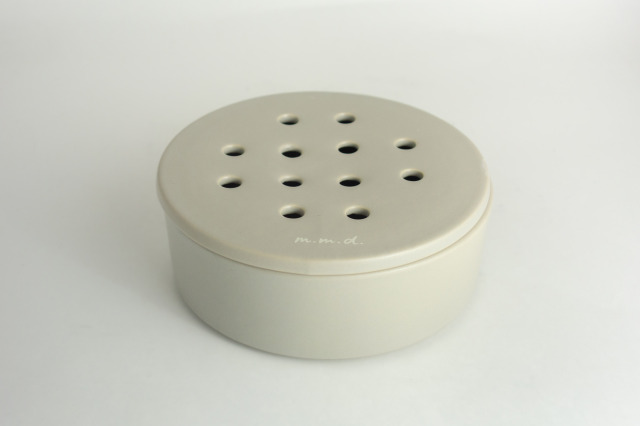 蚊やり器 / 瀬戸焼/ライトグレー