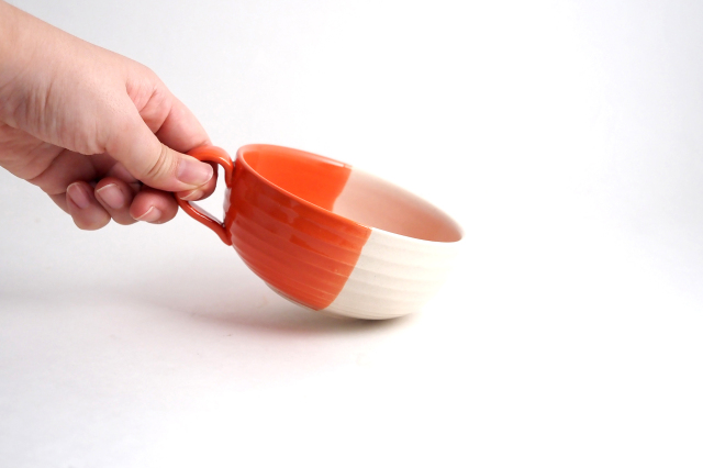 ろくろ目スープカップ