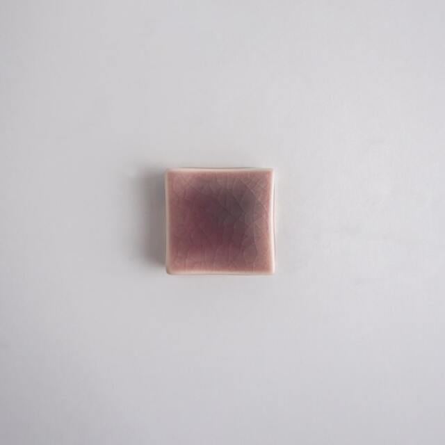 箸置き / グレーピンク / 瀬戸焼