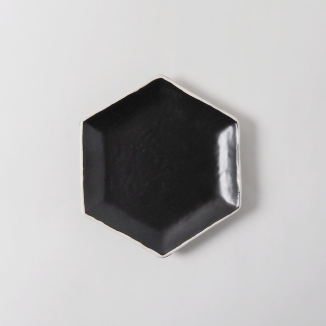 取皿 / ブラック / monochrome line 復刻シリーズ / 瀬戸焼