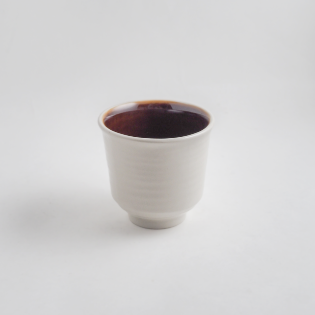 すずらん湯呑み / アメ / true colors line / 瀬戸焼