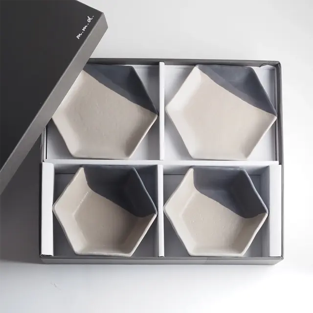 中鉢・取皿セット / maison line / ギフトボックス＆熨斗付き / 瀬戸焼