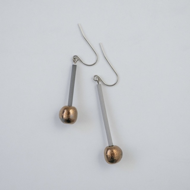 瀬戸焼アクセサリー / chime（ピアス） / ボックス付き