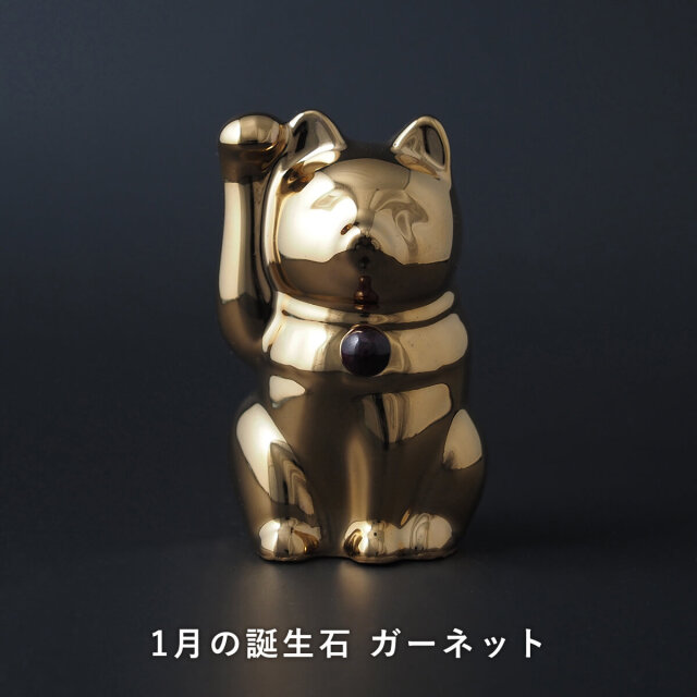 金色の招き猫　約30cm Amazon.co.jp: 銀雅堂 招き猫 (金メッキ 消金塗装)＿右手あげ