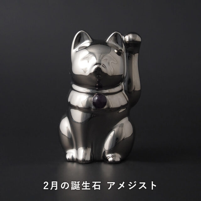 セミオーダーできる招き猫】招き猫×天然石 Jeramic MANEKINEKO
