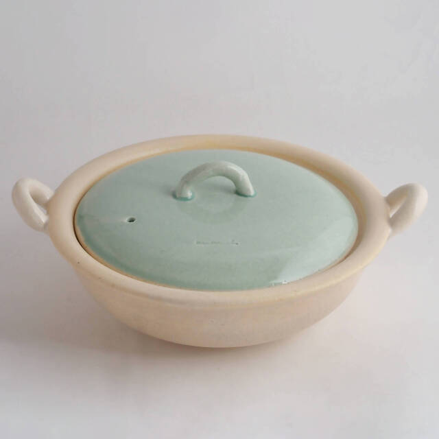 土鍋 6寸(1-2人用) / true colors line / 瀬戸焼/青磁