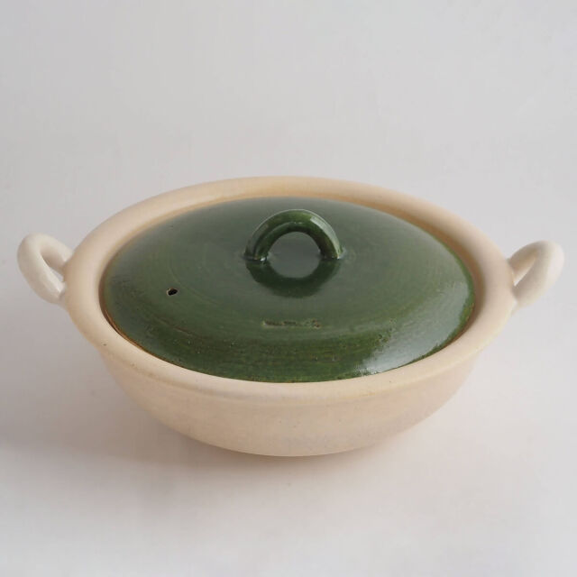 土鍋 6寸(1-2人用) / true colors line / 瀬戸焼/織部