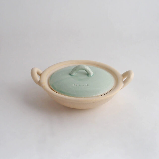 目玉焼き鍋 / true colors line / 瀬戸焼/青磁