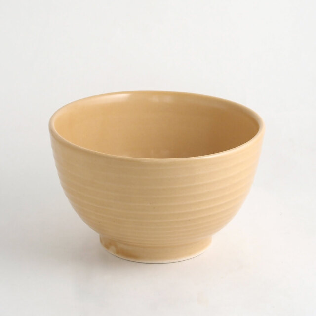 rokurome 丼 / true colors line / 瀬戸焼/黄彩