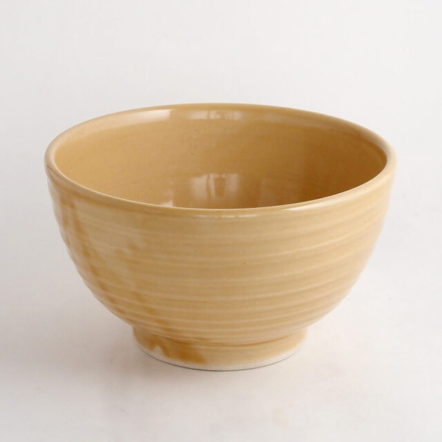 rokurome ラーメンどんぶり / true colors line / 瀬戸焼/黄彩