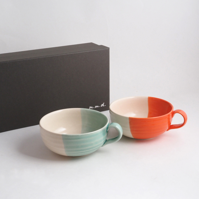 ろくろ目スープカップ