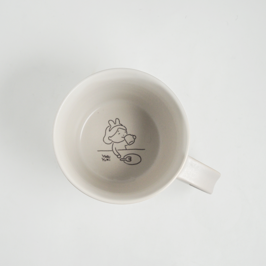 マグカップ コーヒー/ イケガミヨリユキ ティータイムシリーズ / 瀬戸焼