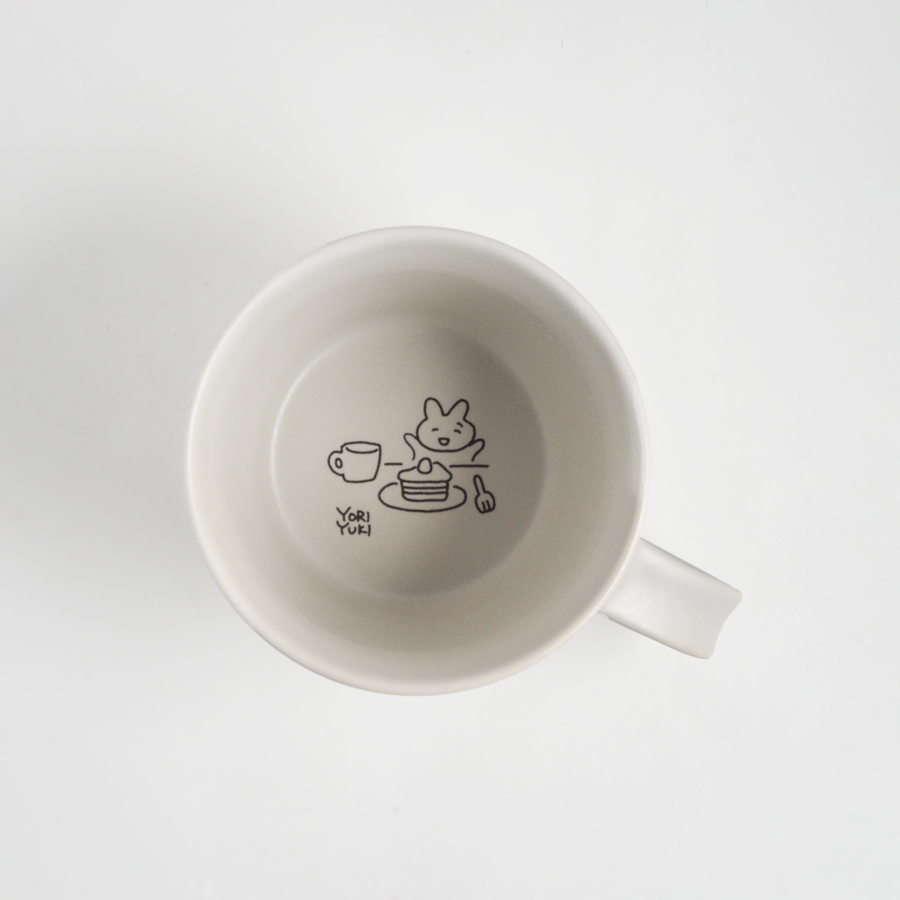 マグカップ パンケーキ/ イケガミヨリユキ ティータイムシリーズ / 瀬戸焼