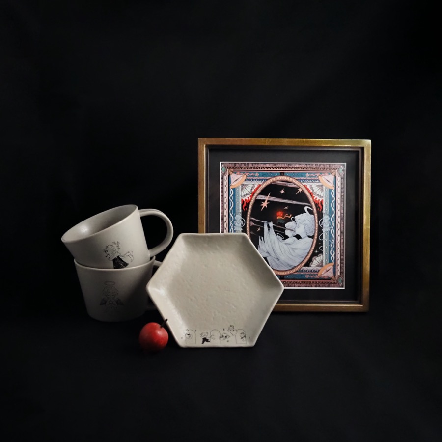 m.m.d. × 八館ななこ 「Next to heaven」スペシャルコンプリートセット / 瀬戸焼