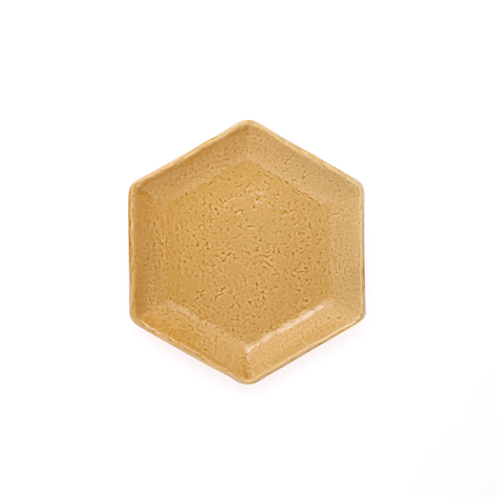 取皿 10分掛け / 黄彩 / true colors line / 瀬戸焼