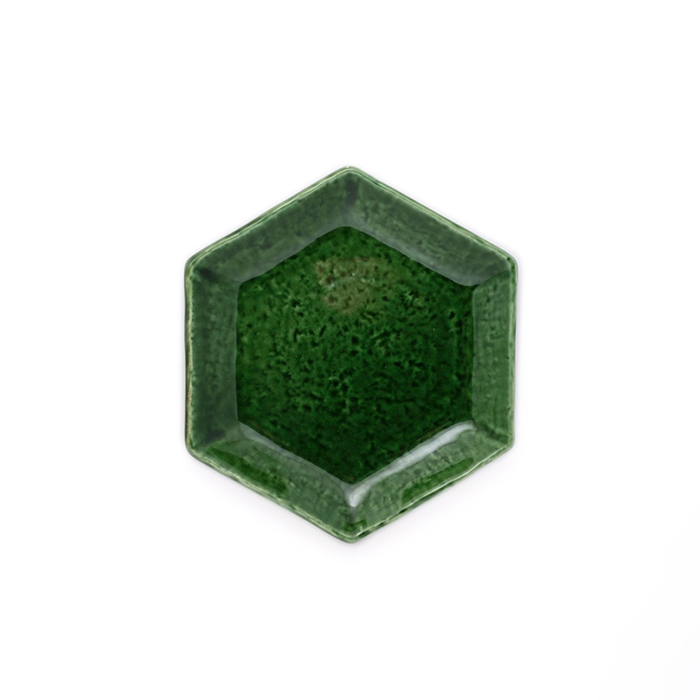 取皿 10分掛け / 織部 / true colors line / 瀬戸焼