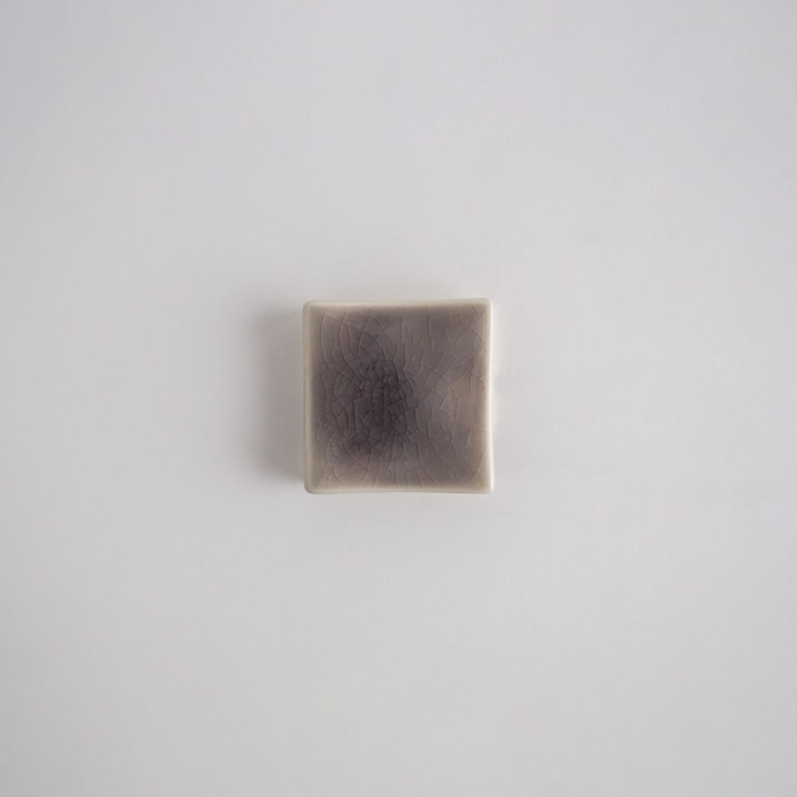 箸置き / グレーパープル / 瀬戸焼